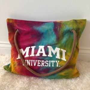 Tie dye bag from Miami University